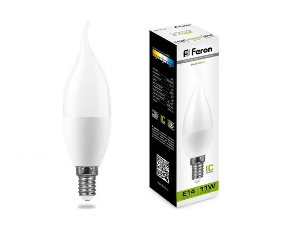 Светодиодная лампа FERON 11W 230V E14 4000K, LB-770 25940 