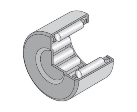 Игольчатый радиальный однорядный подшипник NTN 10x14x15 BK1015CT 