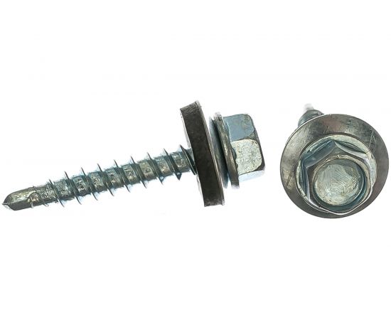 Кровельный саморез Качественный КРЕПЕЖ цинк, 4.8х29 мм, 55 шт 0200167 КЧ 