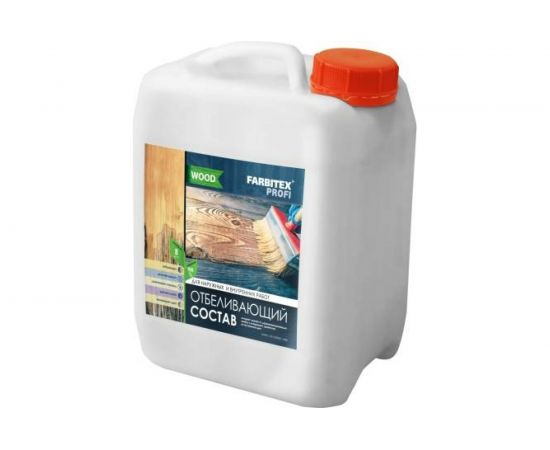 Отбеливающий состав для древесины Farbitex 10 л 4300007217 