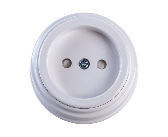 Розетка Bylectrica РА16-0205 1-местная без заз. со шторк. 16А ОУ, серия РЕТРО 