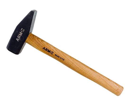 Слесарный молоток с деревянной рукояткой ПКБ АРМА Млк-1-15 А443-1015 