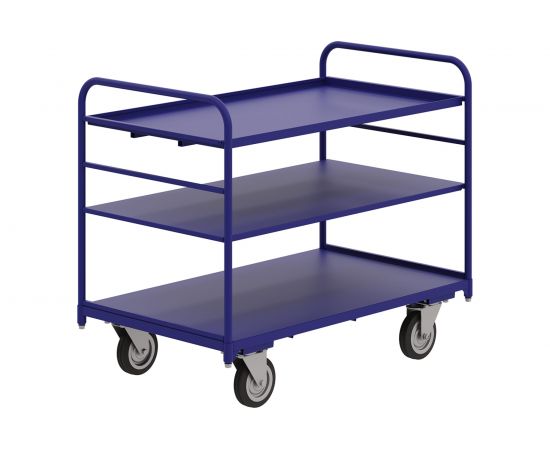 Тележка RUSKLAD платформенная с двумя ручками ТЯ 7 (800x1400) d200мм. – изображение 2