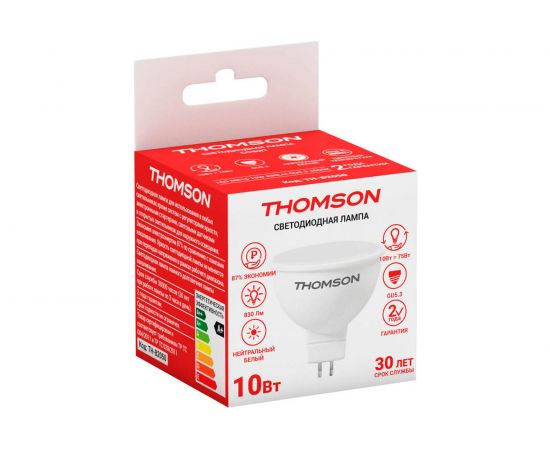 Светодиодная лампа THOMSON LED MR16 10W 830Lm GU5.3 4000K TH-B2050 – изображение 2