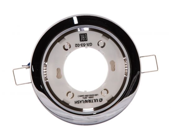 Металлический встраиваемый светильник Ultraflash хром GX-53-02 14056 – изображение 2