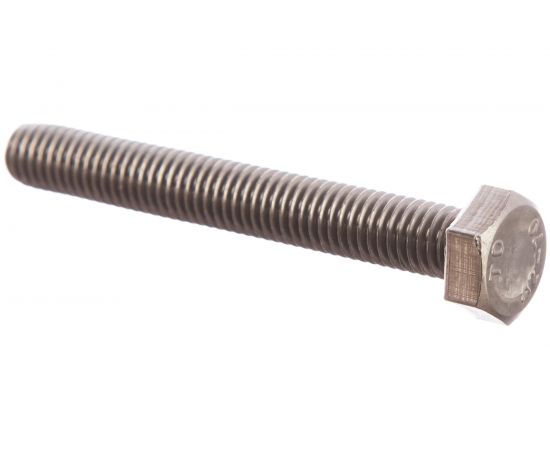 Болты КРЕП-КОМП с полной резьбой нержавеющие DIN933 А2 8х60 100 шт бпн860 – изображение 2