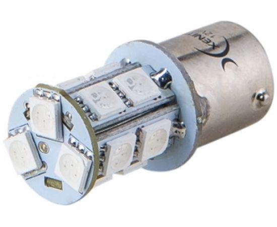 Автомобильная лампа XENITE BS137R 12V, красный, PR21W 1156 BA15s, 2 шт. 1009484 – изображение 2