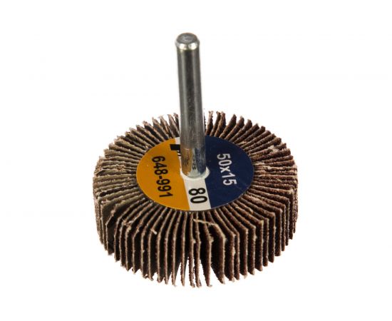 Круг лепестковый с оправкой (50х15мм; P 80) ПРАКТИКА 648-991 – изображение 2