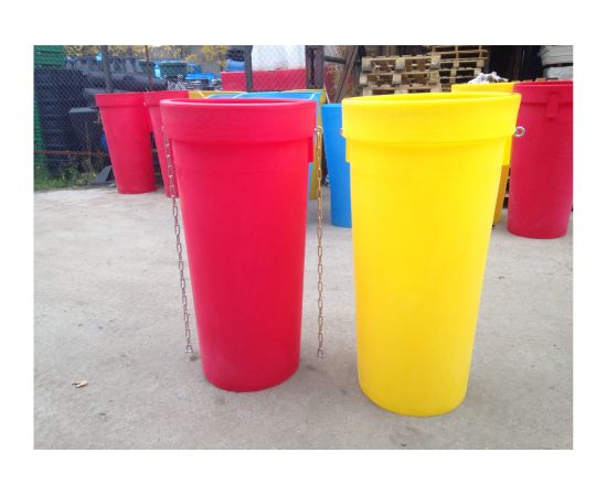 Прямая секция мусоросброса POLIMER GROUP красный SMS15 – изображение 2