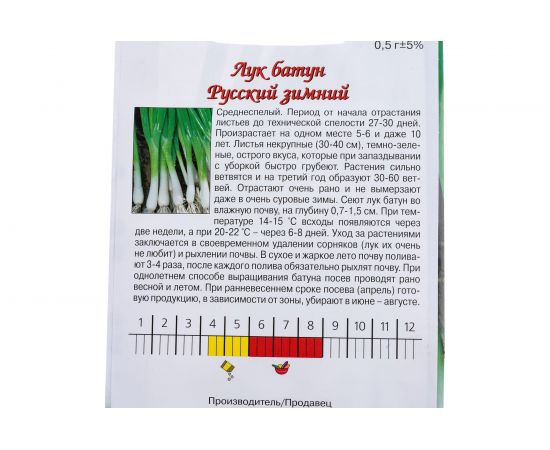Семена Агрони Лук-батун РУССКИЙ ЗИМНИЙ 3943 – изображение 2