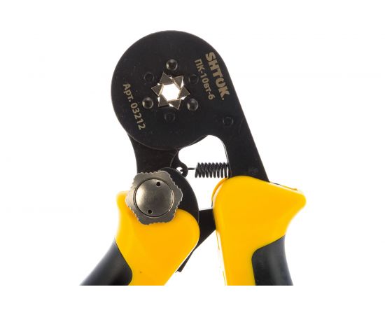 Пресс-клещи для опрессовки втулочных наконечников 0.25-10 мм2 SHTOK ПК-10вт-6 03212 – изображение 2