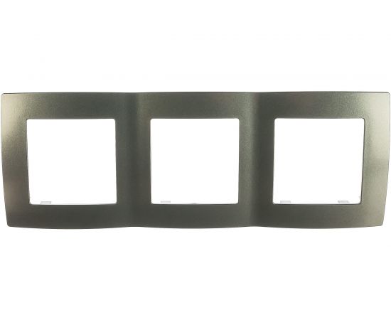 Рамка на 3 поста ЭРА 12-5003-12 12, графит Б0019374 – изображение 2