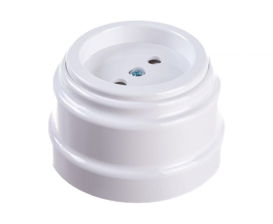 Розетка Bylectrica РА16-0205 1-местная без заз. со шторк. 16А ОУ, серия РЕТРО – изображение 3