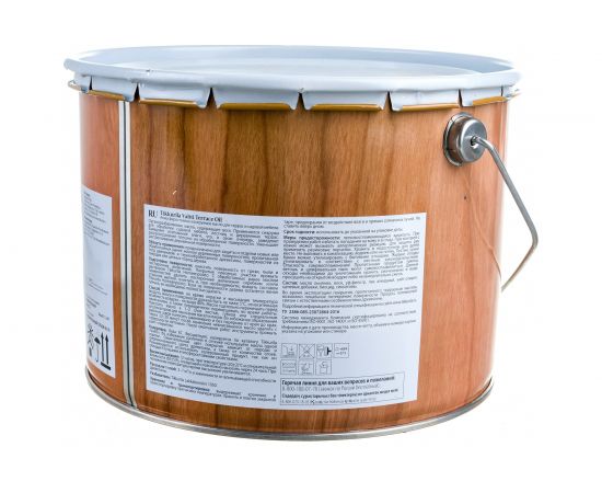 Масло TIKKURILA VALTTI TERRACE OIL для террас и садовой мебели, бесцветный 9л 700010365 – изображение 3