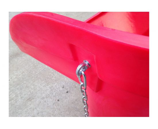 Прямая секция мусоросброса POLIMER GROUP красный SMS15 – изображение 3