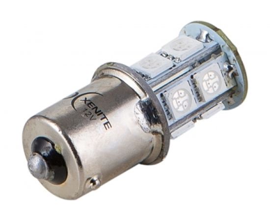 Автомобильная лампа XENITE BS137R 12V, красный, PR21W 1156 BA15s, 2 шт. 1009484 – изображение 3