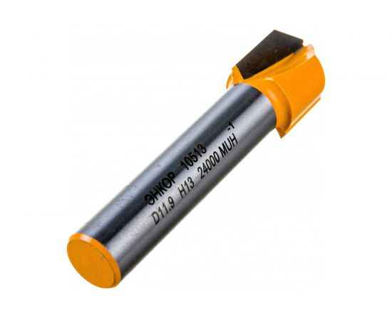 Фреза пазовая фасонная (11.9х13 мм; 45°; хвостовик 8 мм) по дереву Энкор 10513 – изображение 3