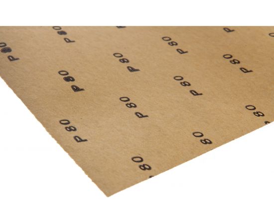 Шлифлист водостойкий на бумажной основе №16 (10 шт; 230х280 мм; Р80) SANTOOL 060212-008 – изображение 3