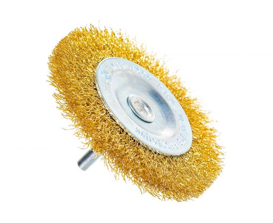 Щетка-крацовка со шпилькой для дрели, 75 мм РемоКолор 45-3-107 – изображение 4