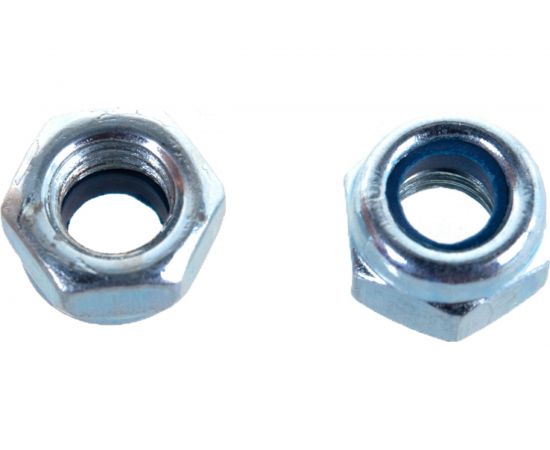 Шестигранные гайки со стопорным кольцом Профикреп DIN985 Zn пакет, М5 16 шт 112993 – изображение 4