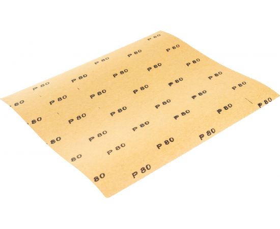 Шлифлист водостойкий на бумажной основе №16 (10 шт; 230х280 мм; Р80) SANTOOL 060212-008 – изображение 5