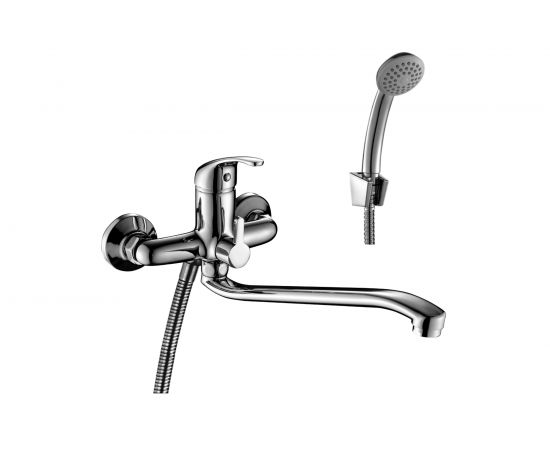 Смеситель для ванны Rossinka с S-образным изливом A35-34 