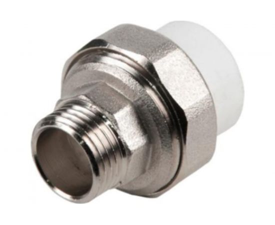 Муфта комбинированная разъемная с наружной резьбой VALFEX PP-R белая, 63 мм х2"" 10156050 127-0231 