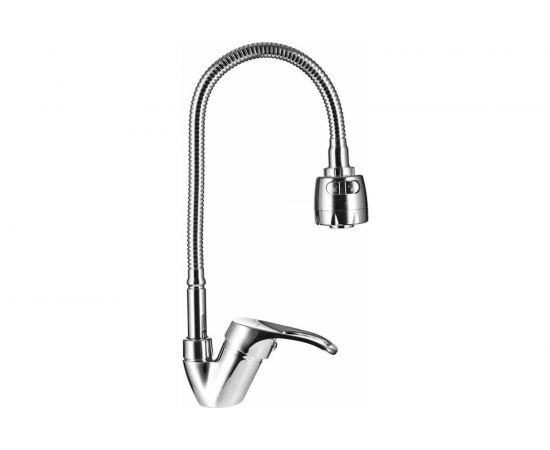 Смеситель для кухни WISENT с гибким изливом и режимом душ 53215 