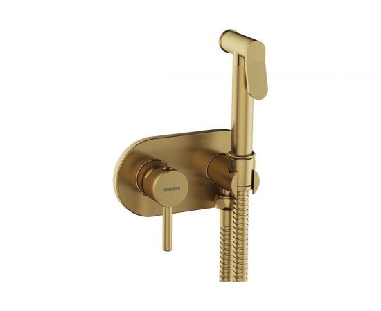 Смеситель монтируемый в стену RedBlu by Damixa Option с гигиеническим душем, бронза 214000000 