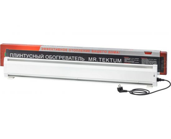 Электрический плинтусный обогреватель Mr.Tektum Smart 1,1м 450Вт белый AG-SMART11-WR 
