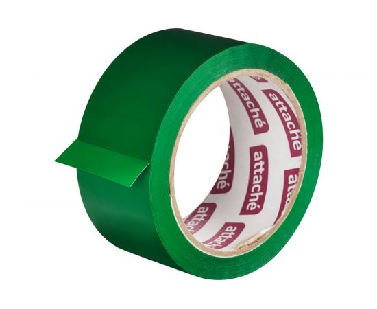 Упаковочная клейкая лента Attache 48 мм х 66 м, 45 мкм, зеленая 146161 