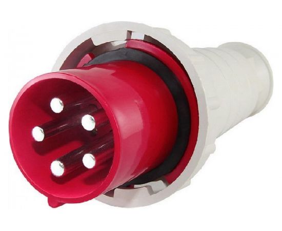 Вилка АБК-СИЛА НТ- 035 63А 3Р+РЕ+N 380В. IP-67 2шт. 2703509 