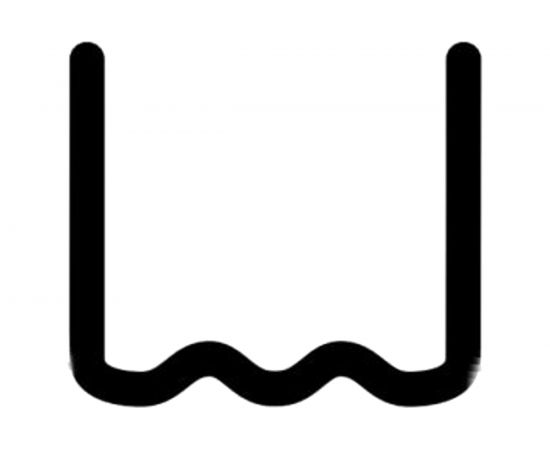 Скоба широкая (100 шт; 0.8 мм) для ремонта пластика RedHotDot ST08005 