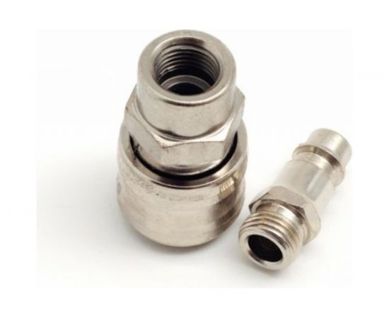 Набор переходников (2 шт, 1/4) с быстросъемным соединением СЕРВИС КЛЮЧ 70604 