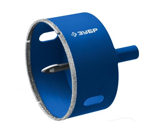 Сверло ЭКСПЕРТ алмазное трубчатое (P60; 60 мм) по кафелю Зубр 29850-60 – изображение 2