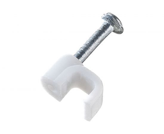 Плоская скоба для крепления кабеля АБК-СИЛА СПП-4, 50 шт. 1702201 – изображение 2