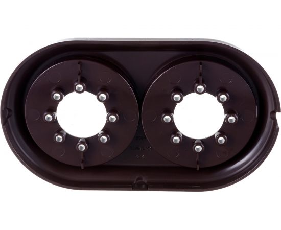 Рамка 2-местная Bylectrica, серия РЕТРО ЮЛИГ.735212.471, шоколад – изображение 2