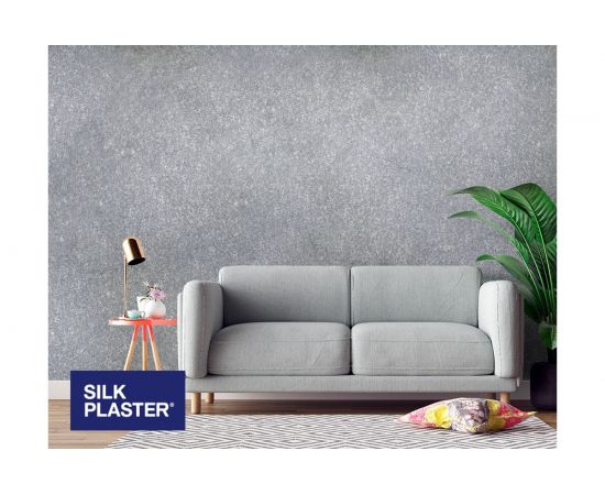 Жидкие обои Absolute Стальной серый 833 гр Silkplaster A308 – изображение 2