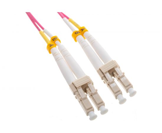 Соединительный волоконно-оптический шнур NIKOMAX маджента, 3м NMF-PC2M4C2-LCU-LCU-003 – изображение 2