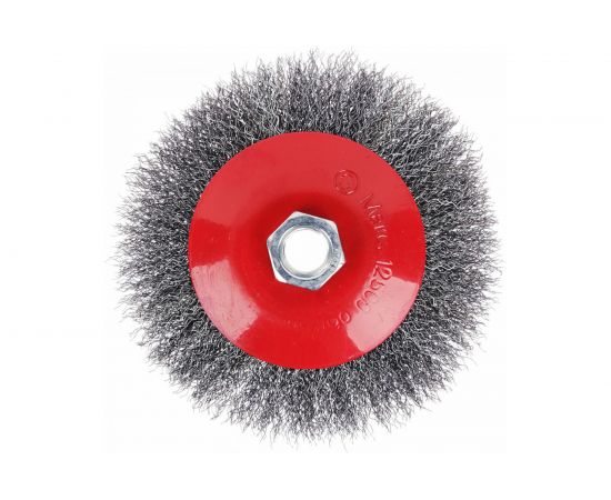 Щетка металлическая тарелка (125 мм; М14) для УШМ ЕРМАК 656-043 – изображение 2