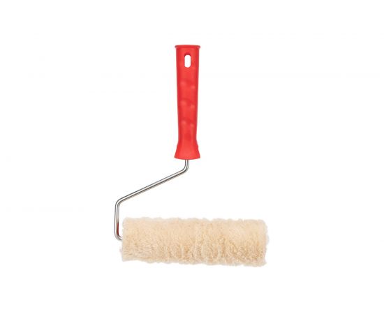 Валик REXANT натуральный бесшовный мех, ворс 12мм, ширина ролика 180мм, диам. 42мм, бюгель 6мм 89-0035 – изображение 2