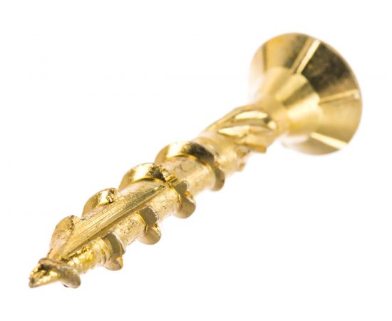 Конструкционный шуруп ЕВРОПАРТНЕР для дерева с фрезой потай ж/п Torx 30, 6.0х40 20шт T2 0056 7 – изображение 2