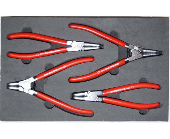 Набор съёмников стопорных колец IZELTAS 4 предмета 3335001004 – изображение 3