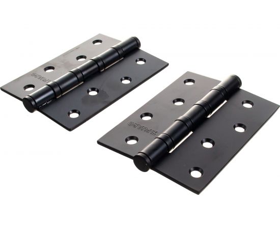 Универсальная петля Fuaro 4BB 100x75x2,5 BL черный матовый 40843 – изображение 3