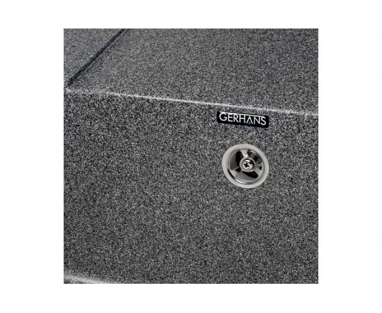 Кухонная мойка Gerhans B 27 24 ГРАФИТ /БЕЛАРУСЬ/ 760х510 мм В27-24 – изображение 4