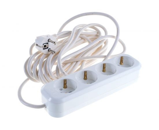 Четырехместный сетевой удлинитель с заземлением LUX У4-Е, 7м, 4606400414766 – изображение 5