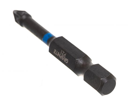 Биты ударные Graphite PZ1 x 50 мм 1/4" S2 2 шт. 56H521 – изображение 5
