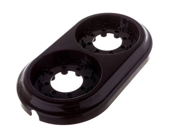 Рамка 2-местная Bylectrica, серия РЕТРО ЮЛИГ.735212.471, шоколад – изображение 5