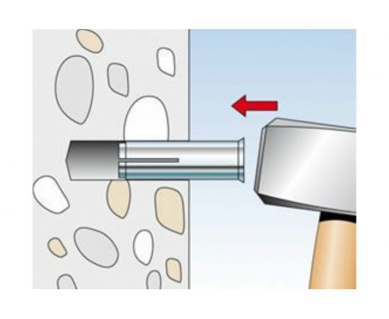 Забивной анкер Fischer EA M6 N 50 шт коробка 141314 – изображение 6