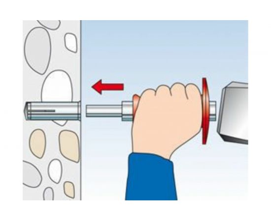 Забивной анкер Fischer EA M6 N 50 шт коробка 141314 – изображение 7